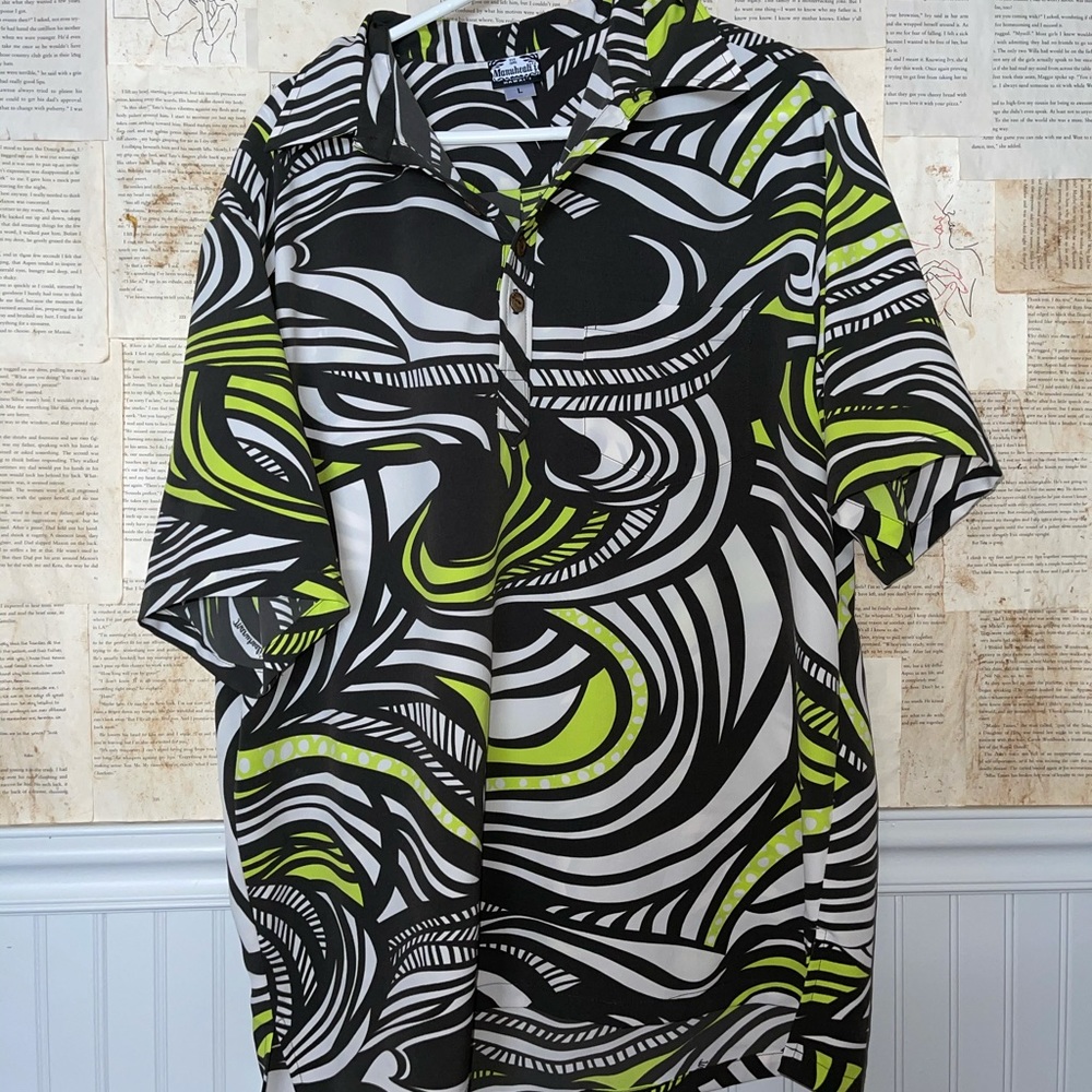 Manuhealii pullover hawaiian shirt
